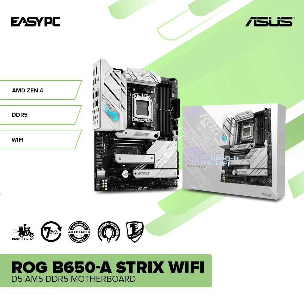ASUS ROG B650-A Strix wifi D5 AM5 DDR5 Motherboard - Image 2