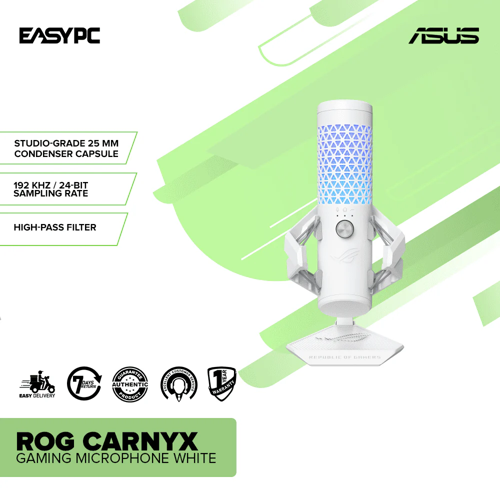 Asus ROG Carnyx Gaming Microphone White - Image 2