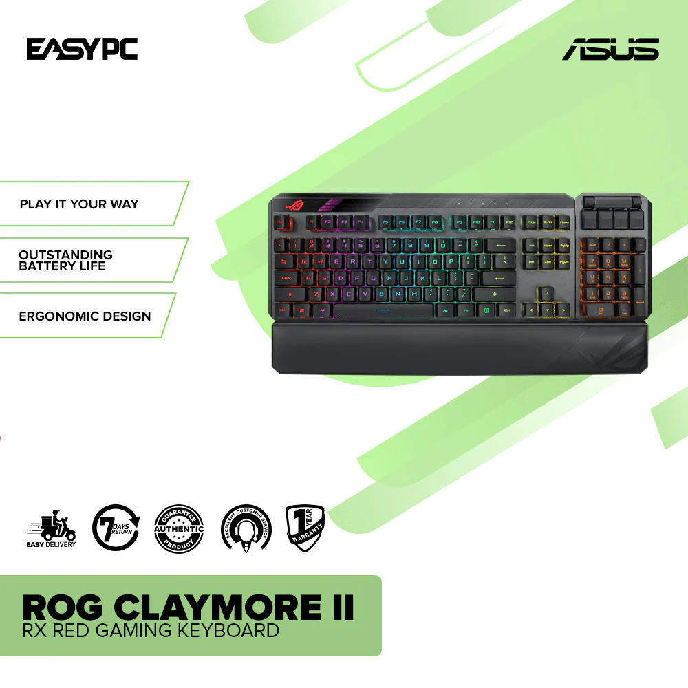 Asus ROG Claymore II RX Red Gaming Keyboard