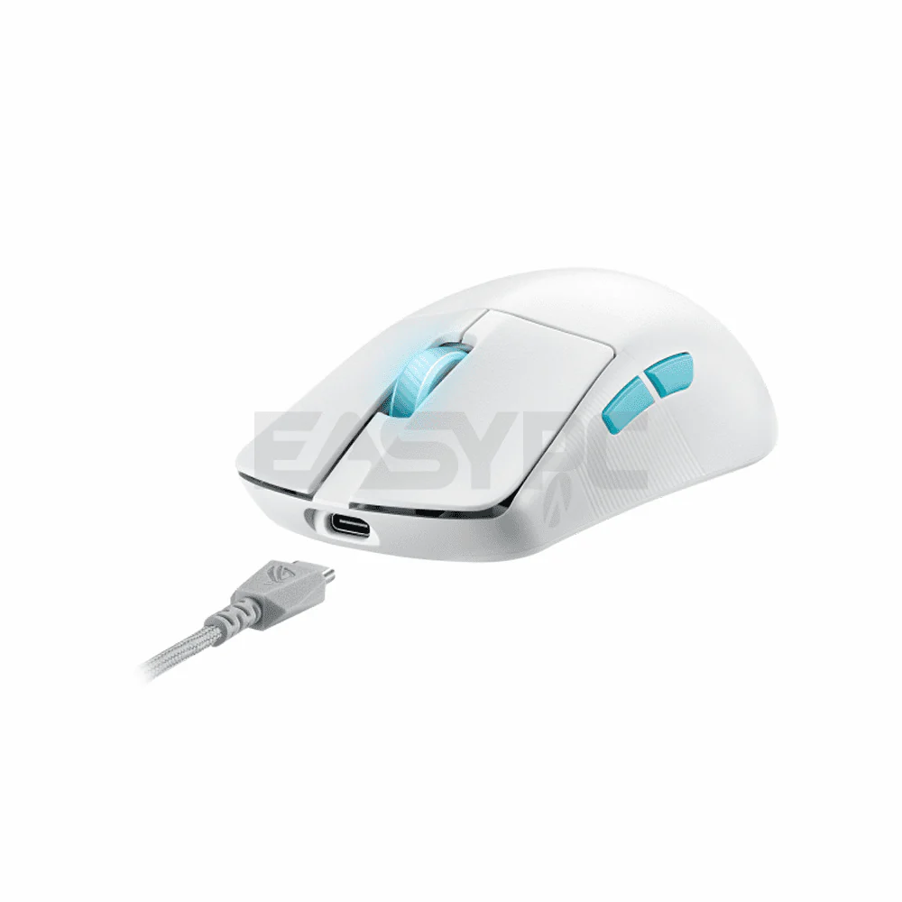 Asus ROG Harpe Ace Aim Lab Gaming Mouse White - Image 2