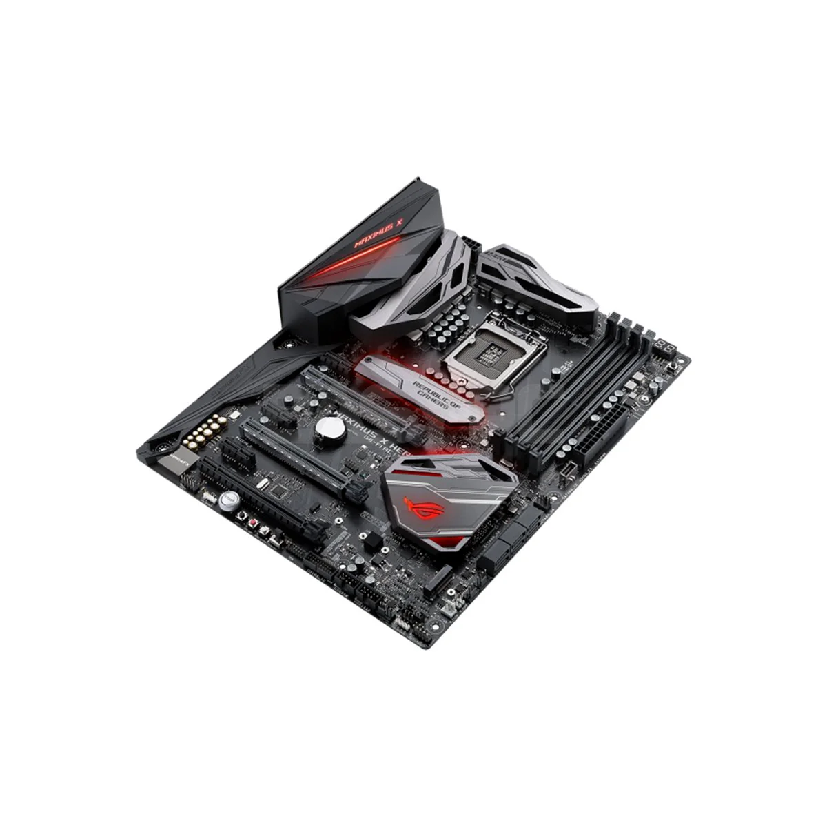 Asus ROG Maximus X Hero Wifi AC Motherboard Socket 1151 Ddr4 Intel Z370 ATX gaming motherboard with Aura Sync RGB LEDs, 802.11ac Wi-Fi, DDR4 4133MHz, dual M.2 and USB 3.1 Gen 2 Gaming Motherboard - Image 2