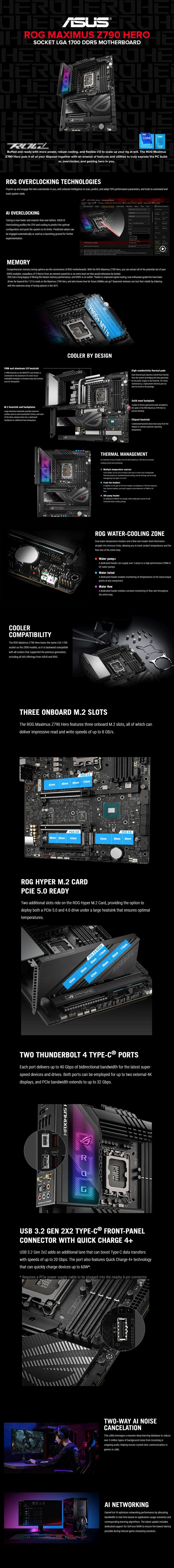 ASUS ROG Maximus Z790 Hero socket LGA 1700 DDR5 motherboard - Image 6