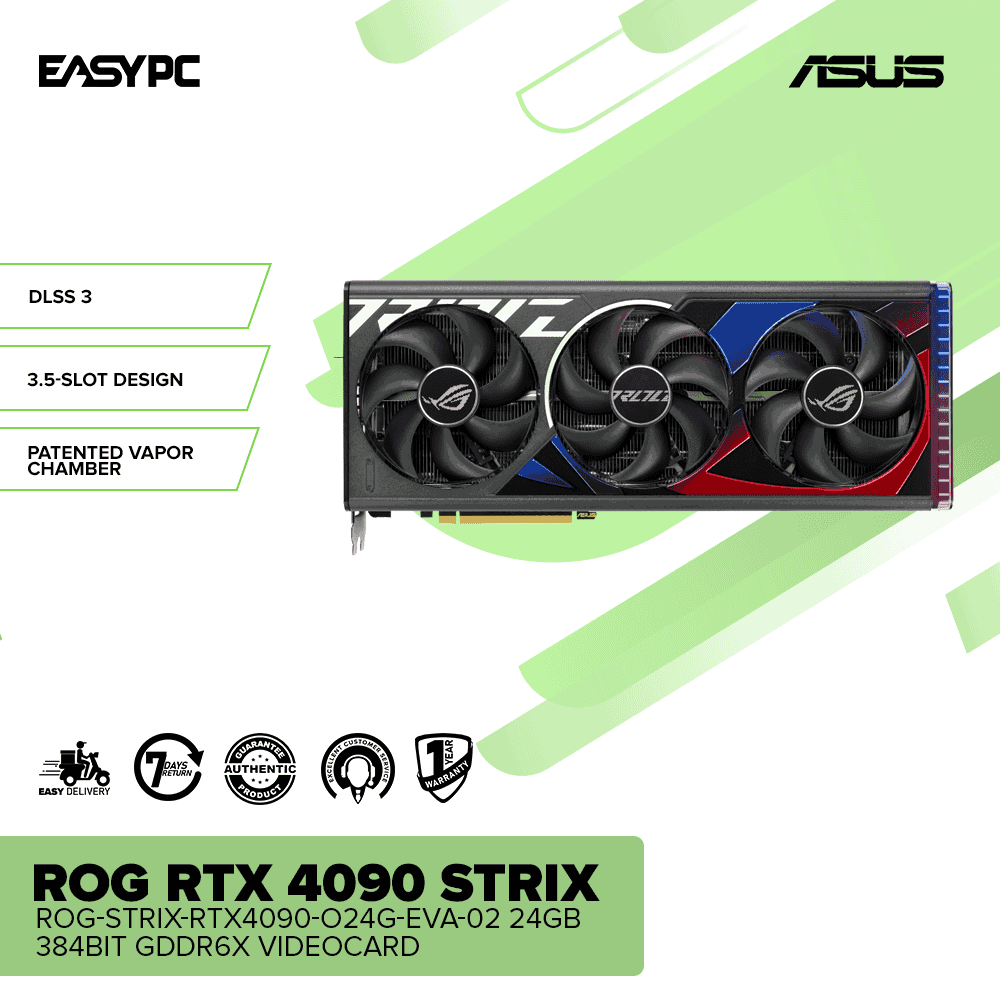 Asus ROG NVIDIAÂ® GeForce RTXÂ™ 4090 Strix ROG-STRIX-RTXÂ™4090-O24G-EVA-02 24gb 384bit gddr6x Videocard - Image 2