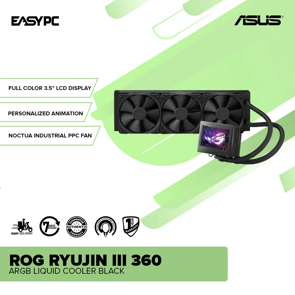 Asus ROG RYUJIN III 360 ARGB Liquid Cooler Black - Image 2
