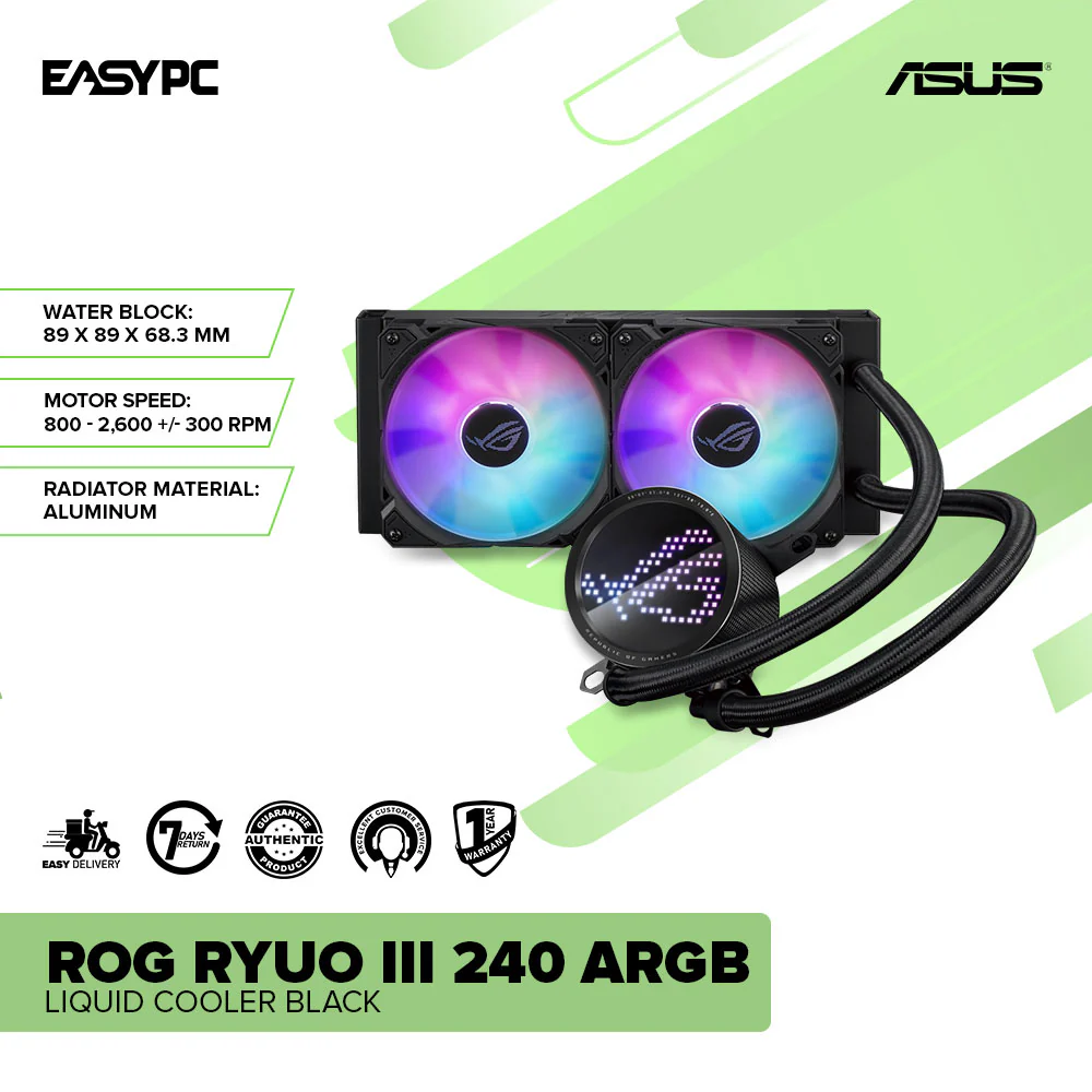 Asus ROG RYUO III 240 ARGB Liquid Cooler Black - Image 2