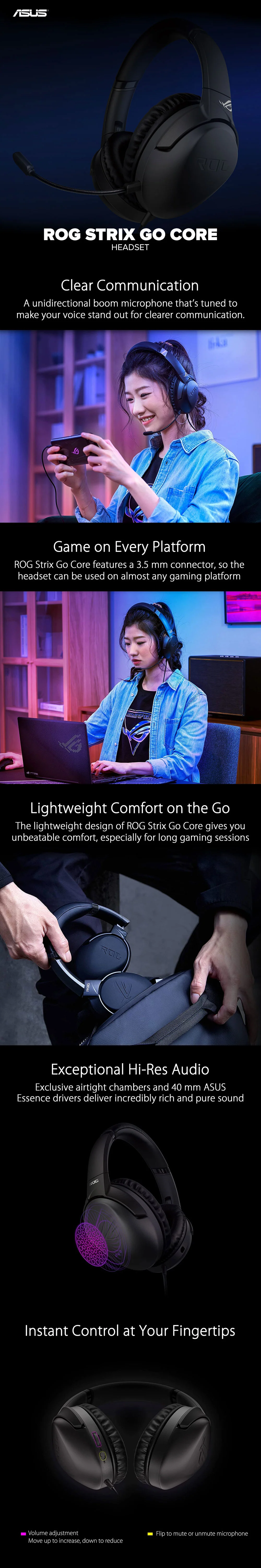 Asus ROG Strix GO Core Headset - Image 5