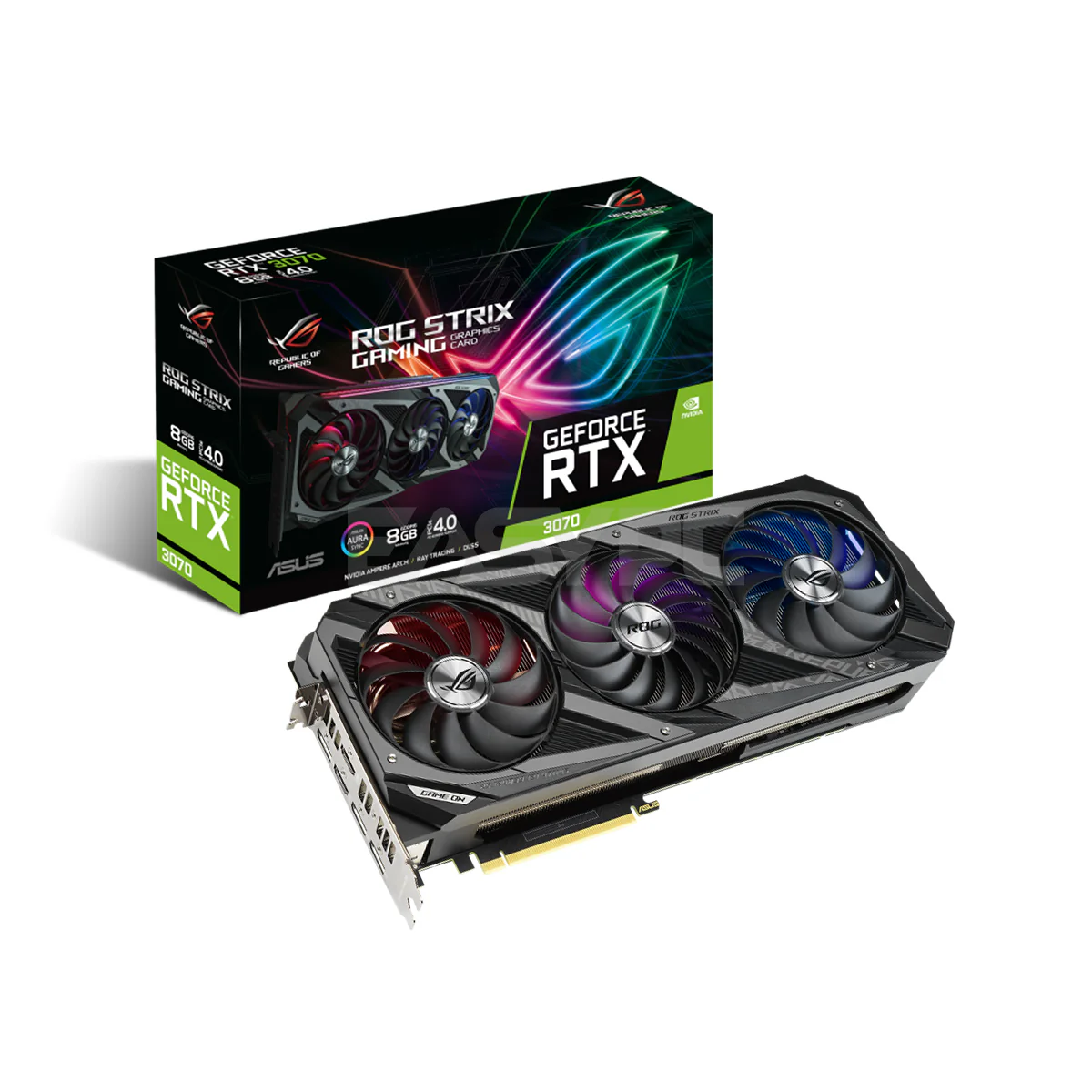 Asus ROG Strix NVIDIA® GeForce RTX™ 3070 Gaming OC 8gb 256bit GDdr6 5888 Cuda core Gaming Videocard