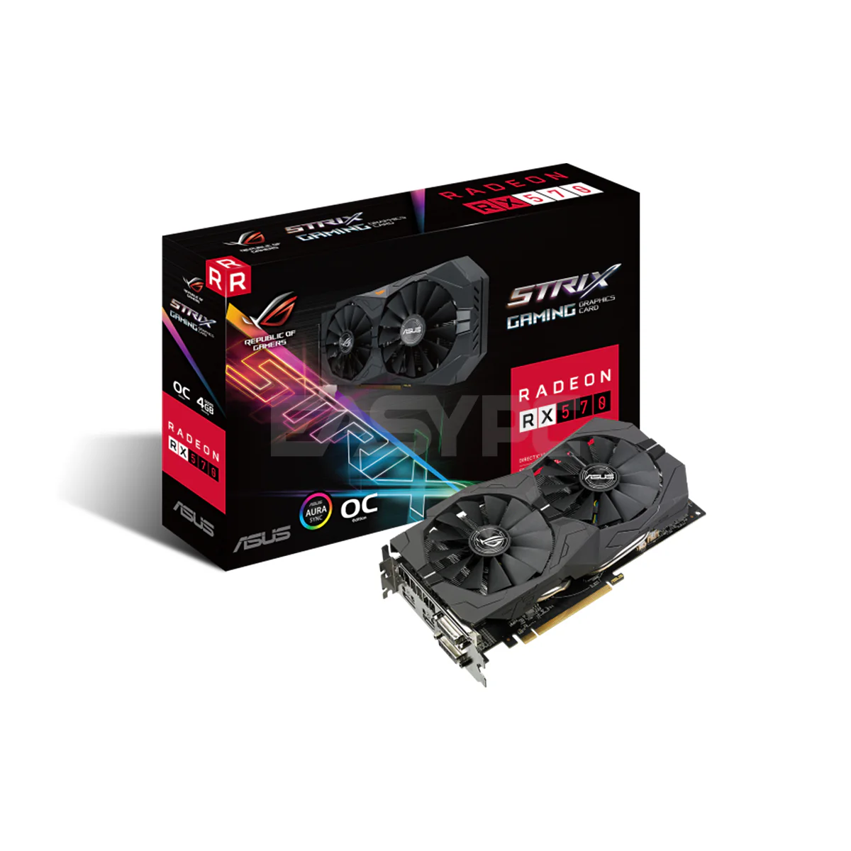 Asus ROG Strix RX 570 Dual Fan 8gb 256bit GDr5 Gaming Videocard - Image 6