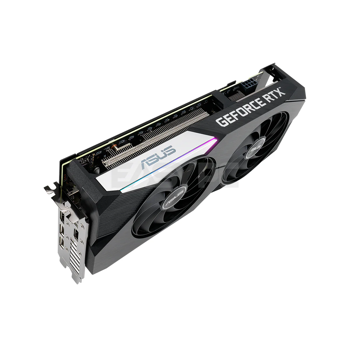 Asus  NVIDIAÂ® GeForce RTXÂ™ 3060Ti OC Dual Fan  8gb 256bit GDdr6  2x fans cooling axial tech fan stainless steel bracket Quantumcloud Graphics Card Gaming Videocard - Image 6
