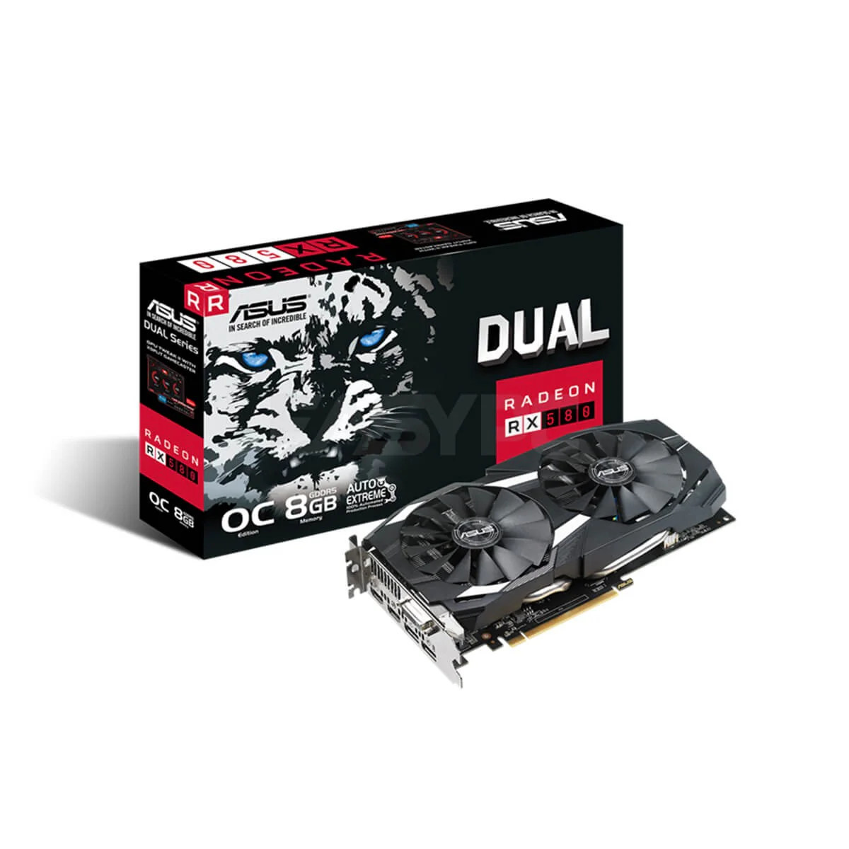 Asus Rx 580 Dual OC 8gb 256bit GDdr5 Gaming Videocard