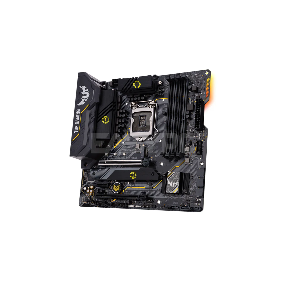 Asus TUF B460m Plus Gaming Wifi LGA 1200 Ddr4 Gaming Motherboard - Image 2