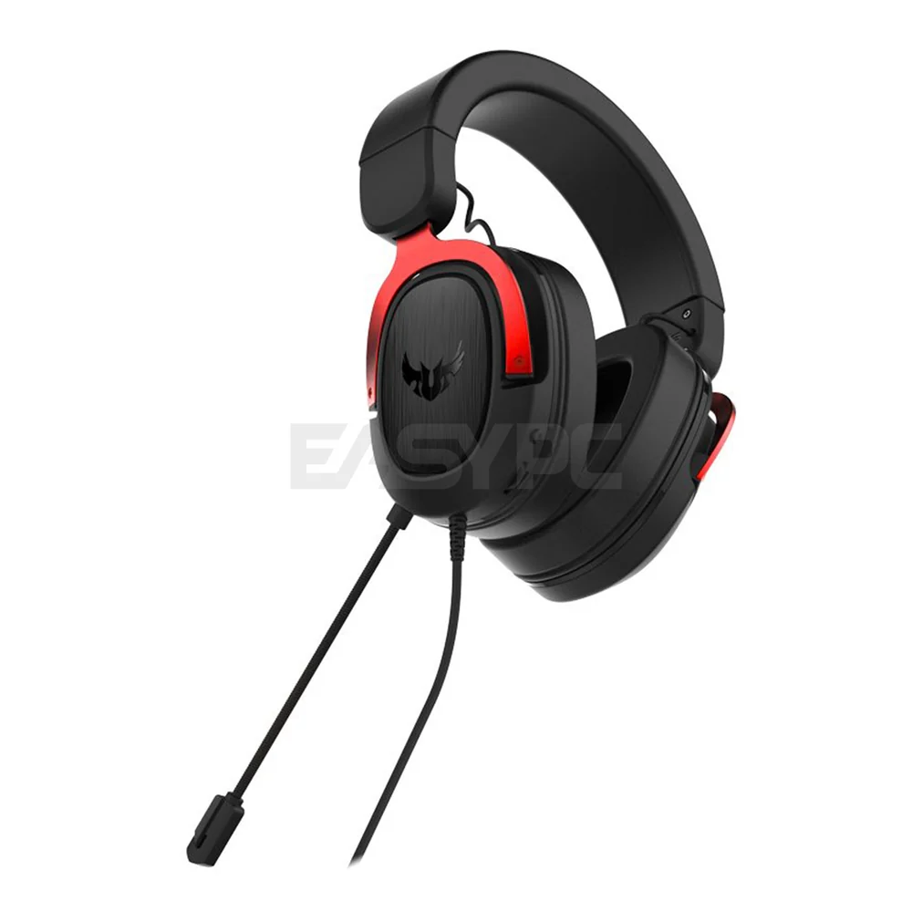 Asus TUF Gaming H3 7.1 Gaming Headset Gun Metal/ Red/ Silver - Image 10