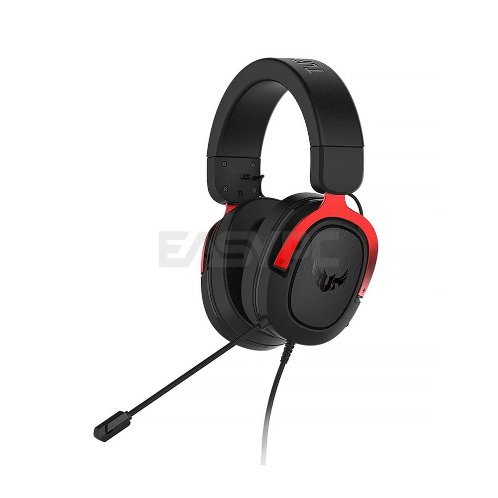 Asus TUF Gaming H3 7.1 Gaming Headset Gun Metal/ Red/ Silver - Image 6