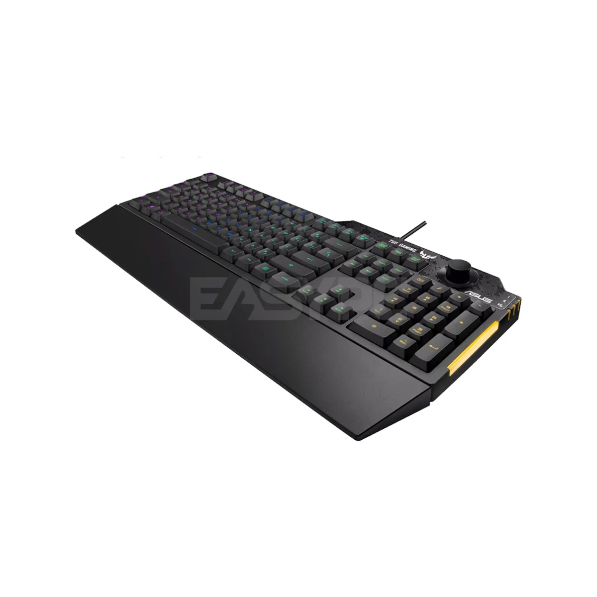 Asus TUF Gaming K1 Dynamic RGB lighting effects Detachable ergonomic wrist rest for extended comfort Gaming Keyboard - Image 6