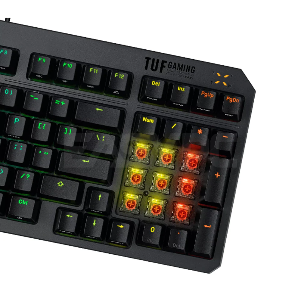 ASUS TUF Gaming K3 Gen II Optical Mechanical RGB Keyboard Blue Switch - Image 7