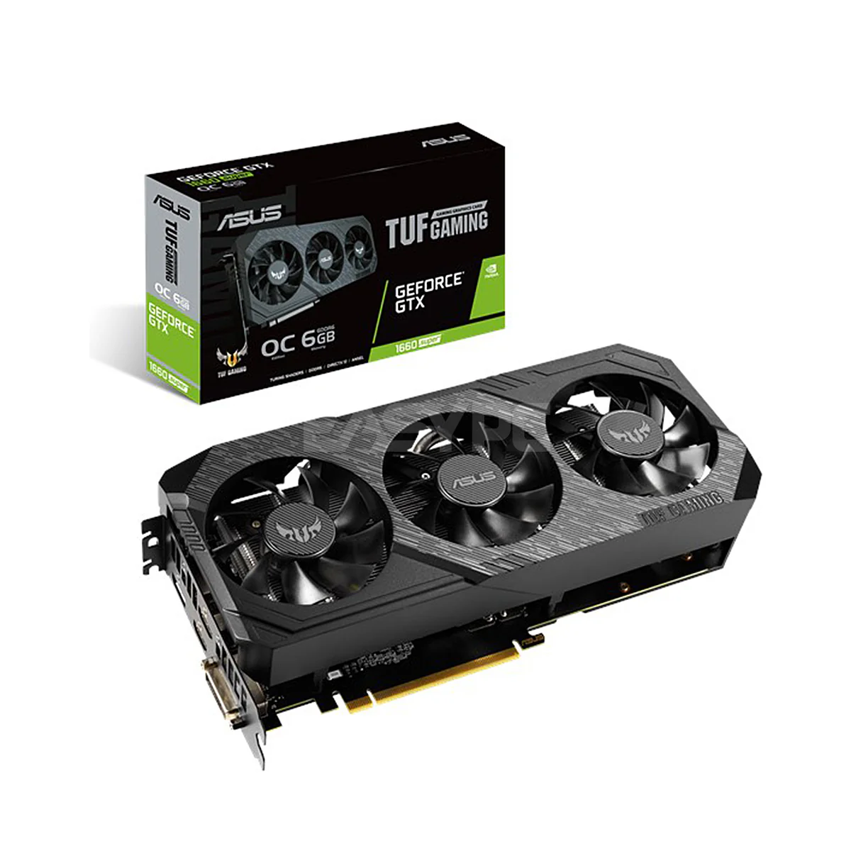Asus TUF NVIDIA® GeForce GTX 1660 Super OC Edition 3 Fans Gaming Videocard 6gb 192bit GDdr6