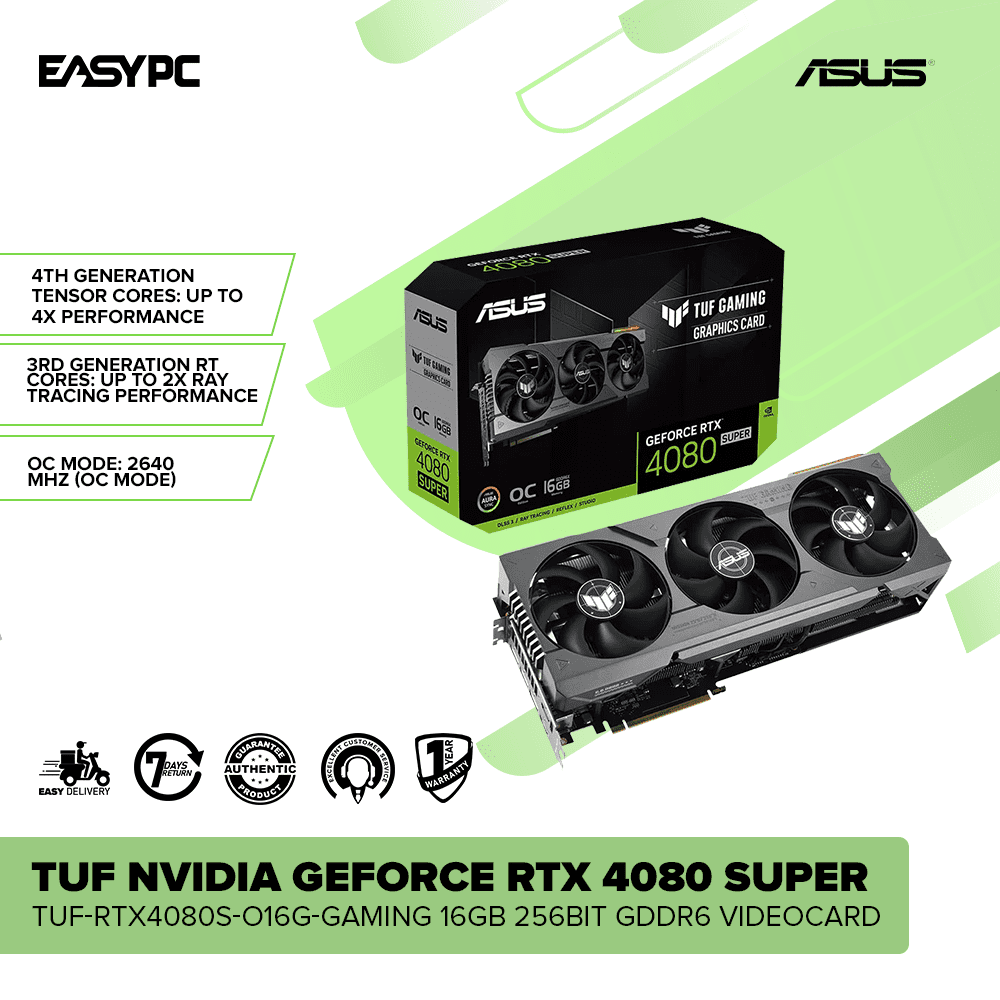 Asus TUF Nvidia Geforce RTX 4080 Super TUF-RTX4080S-O16G-GAMING 16GB 256bit GDDR6 Videocard - Image 2