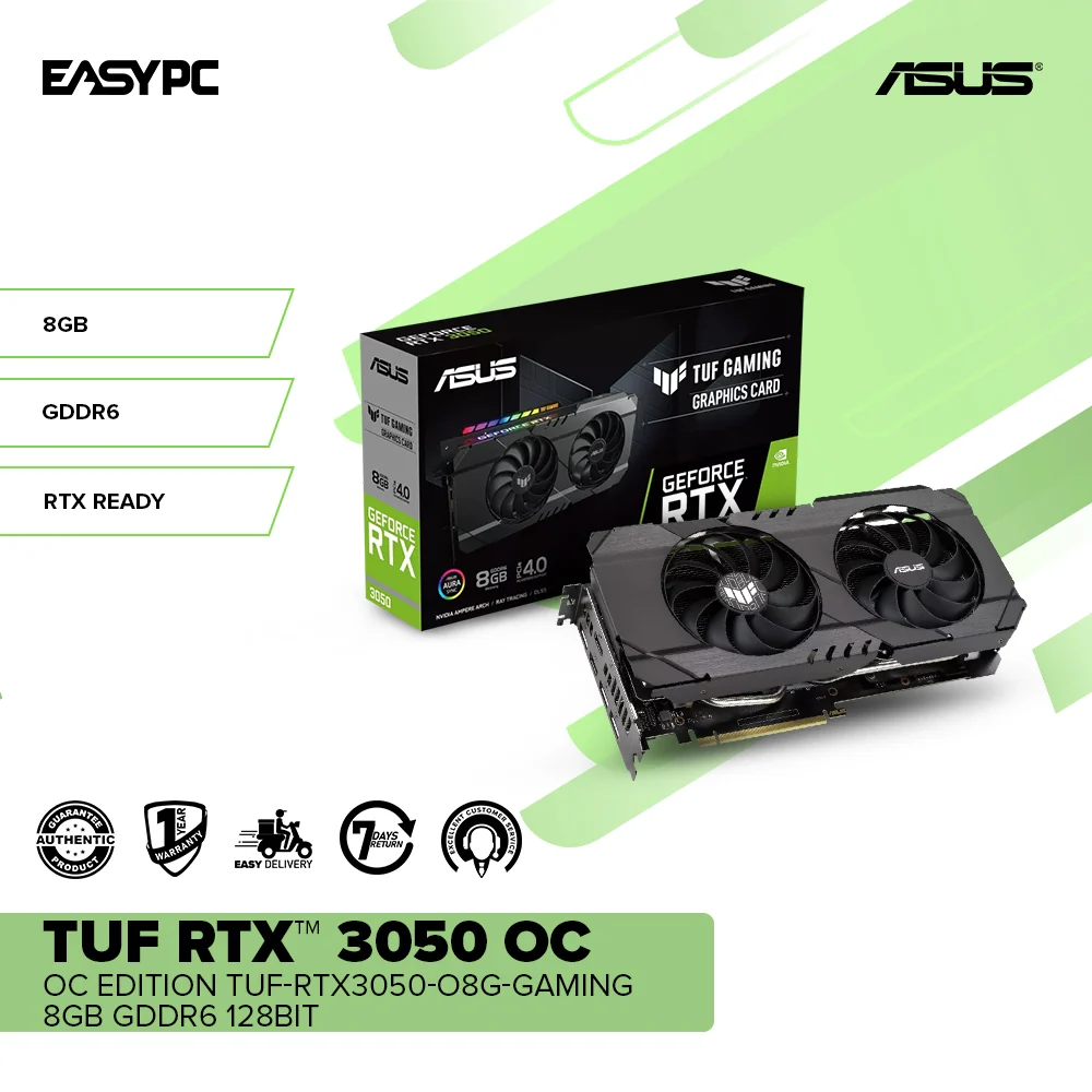 ASUS TUF NVIDIA® GeForce RTX™ 3050 OC Edition 8GB GDDR6 128bit - Image 2
