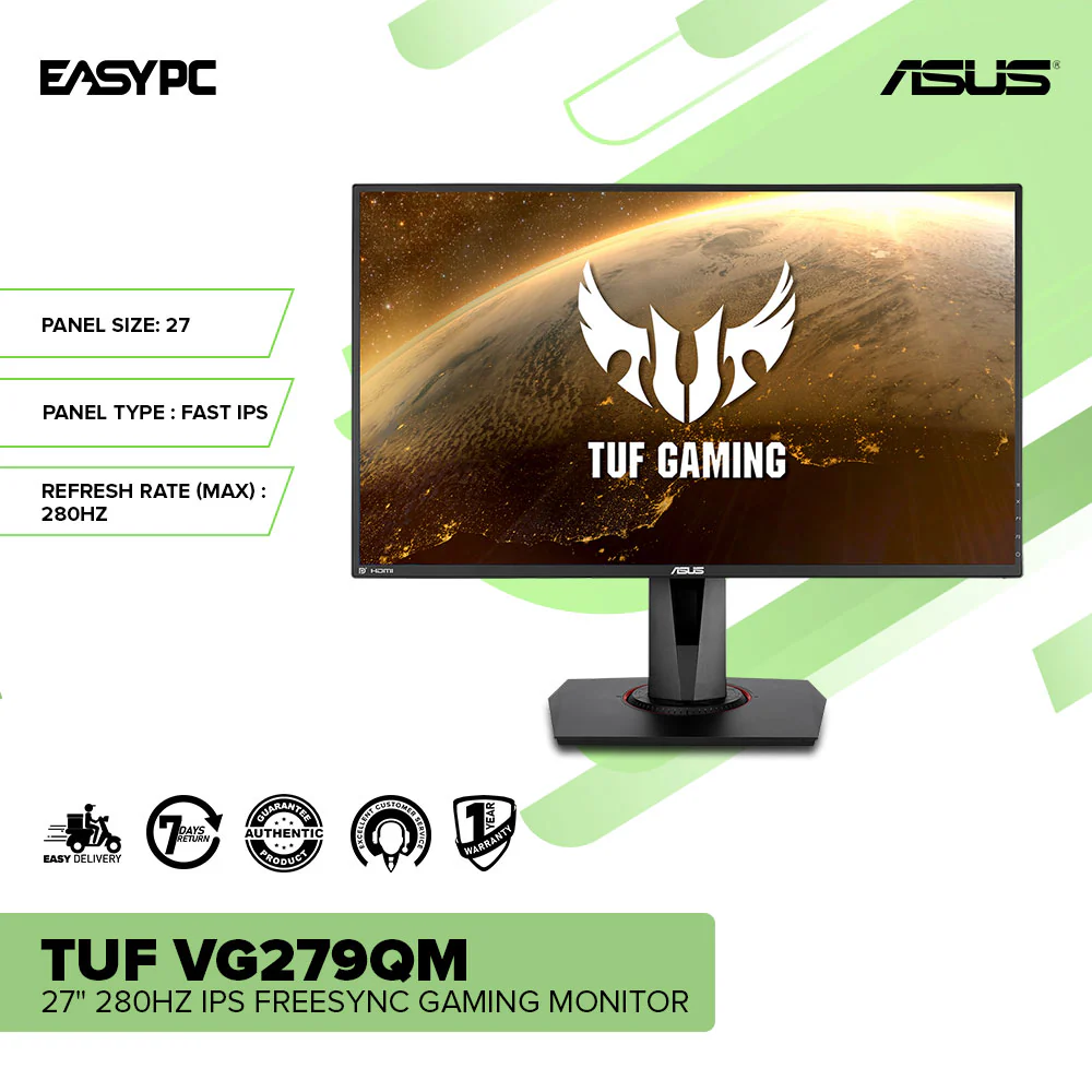 Asus TUF VG279QM 27 280Hz IPS FreeSync Gaming Monitor - Image 2