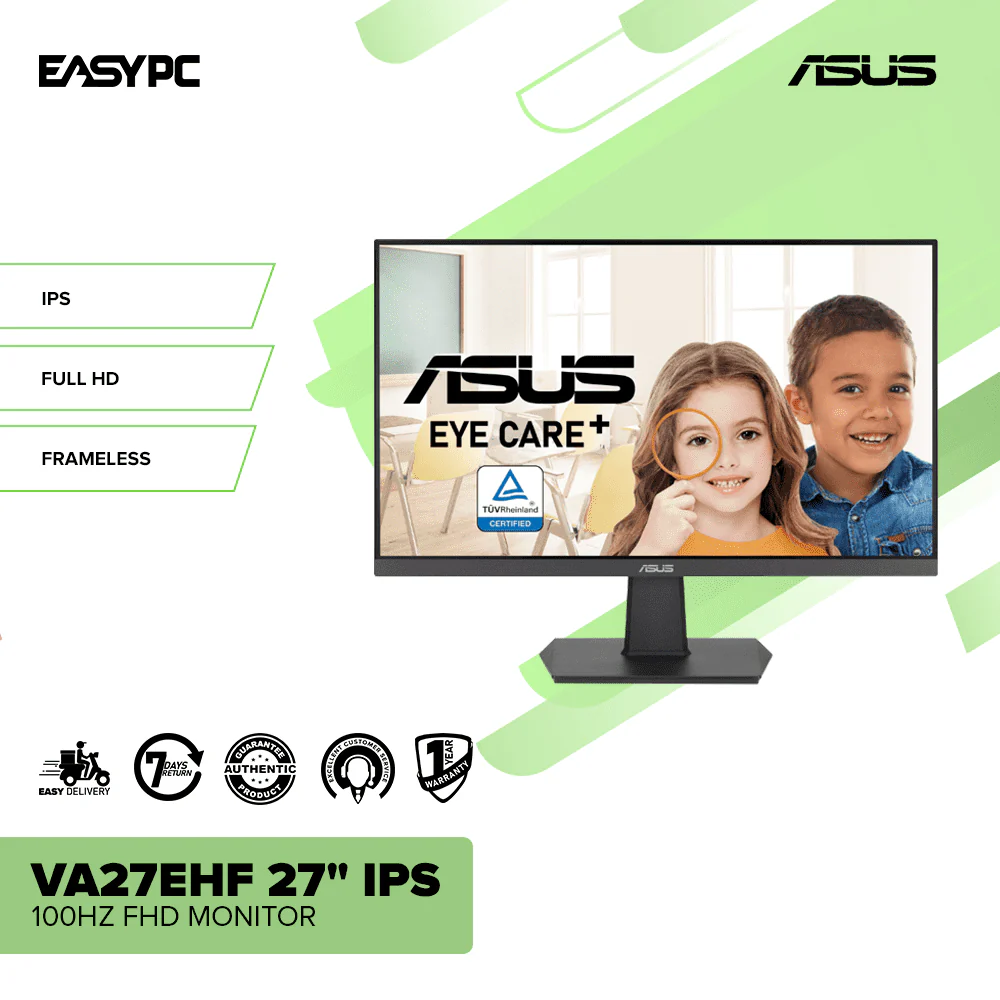 ASUS VA27EHF 24" IPS 100HZ FHD Monitor - Image 2