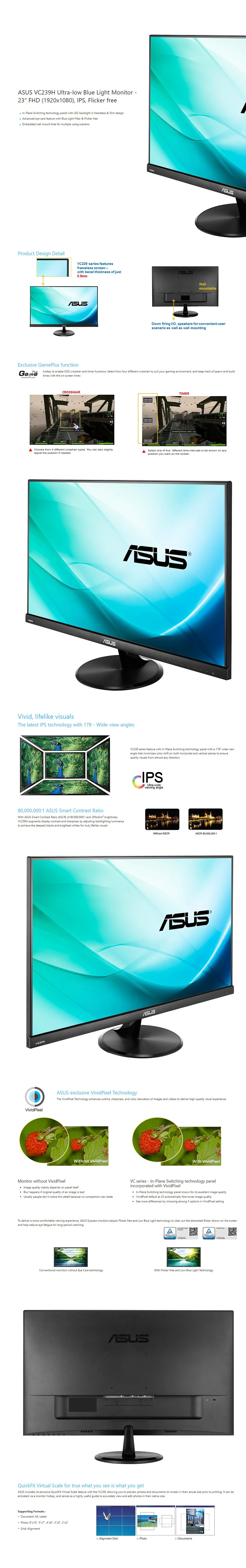 Asus VC239H 23 Inches Led Monitor - Image 4