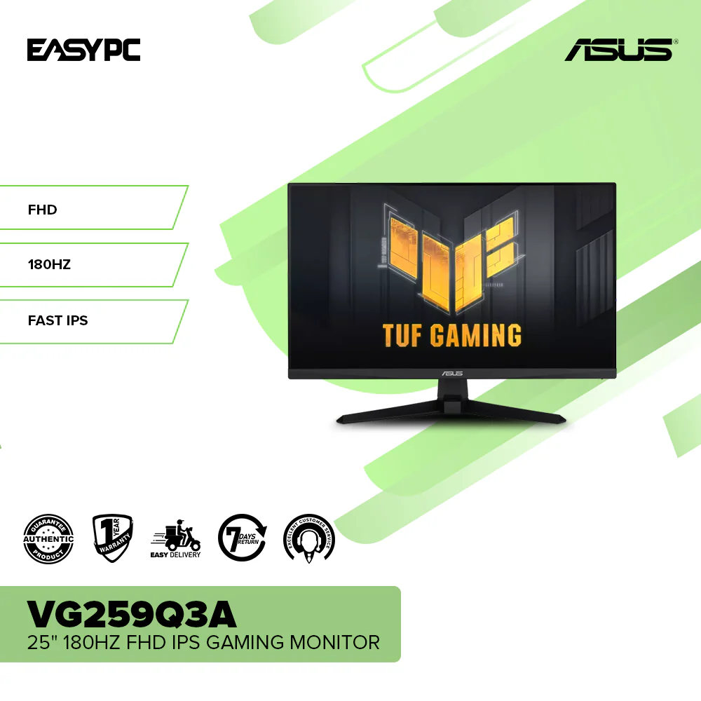 Asus VG259Q3A 25" 180HZ FHD IPS Gaming Monitor - Image 2