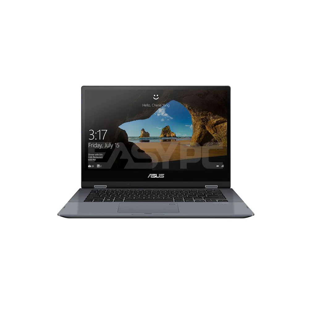 ASUS VIVOBOOK Flip 14 TP412FA-EC339T Intel i3-10110 4gb*2, 14" FHD (Touch) 512 SSD Intel UHD Win10 Home Laptop Grey 1ION