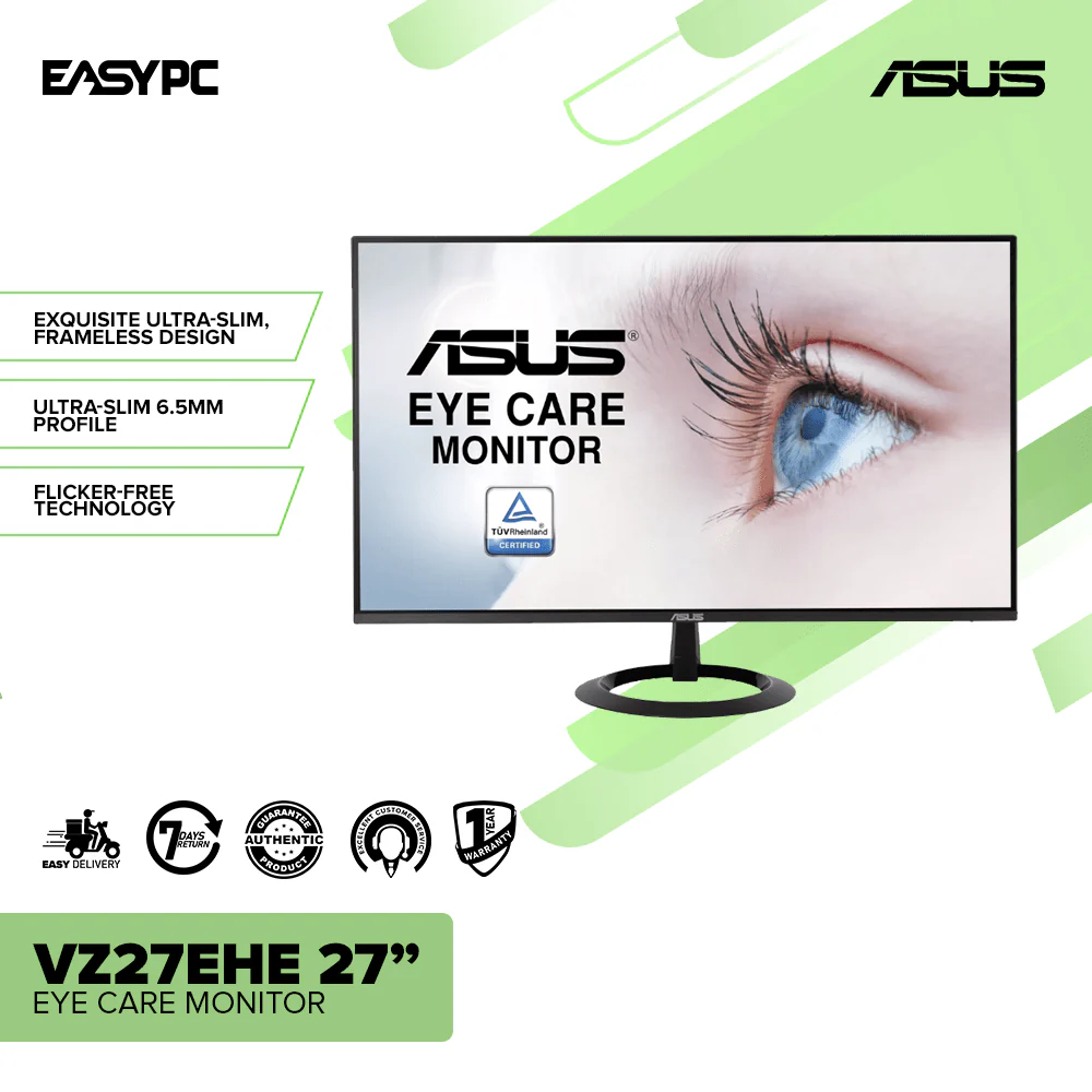 ASUS VZ27EHE 27' Eye Care Monitor - Image 2