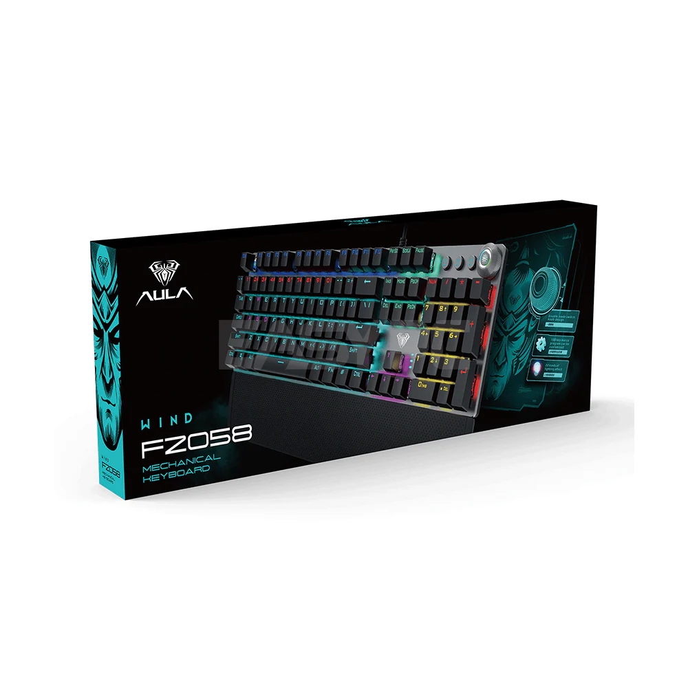 Aula F2058 Wired Mechanical Gaming Keyboard - Image 6