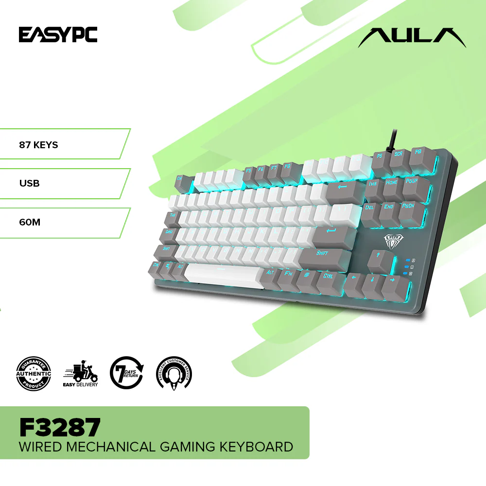 Aula F3287 Wired Mechanical Gaming Keyboard - Image 2
