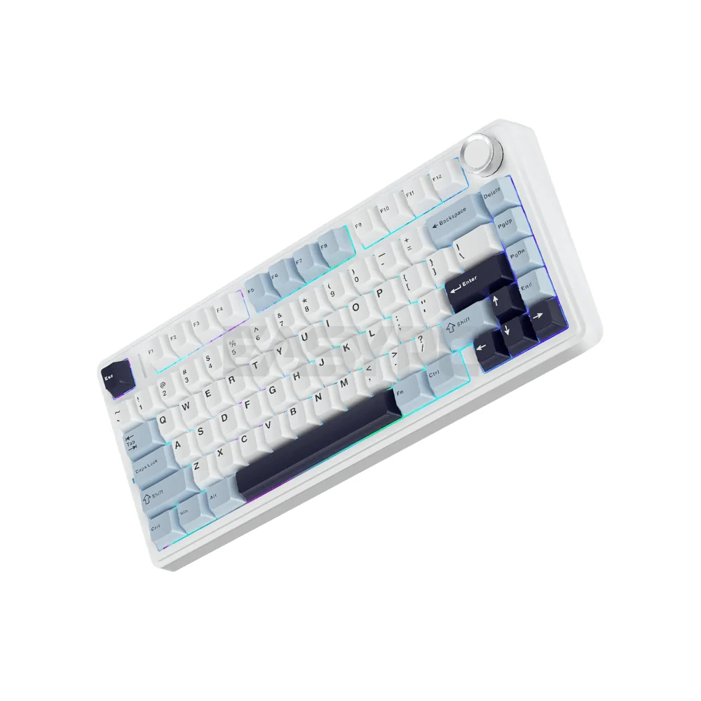 Aula F75 RGB Gaming Mechanical Hotswappable Keyboard Glacier Blue - Image 5