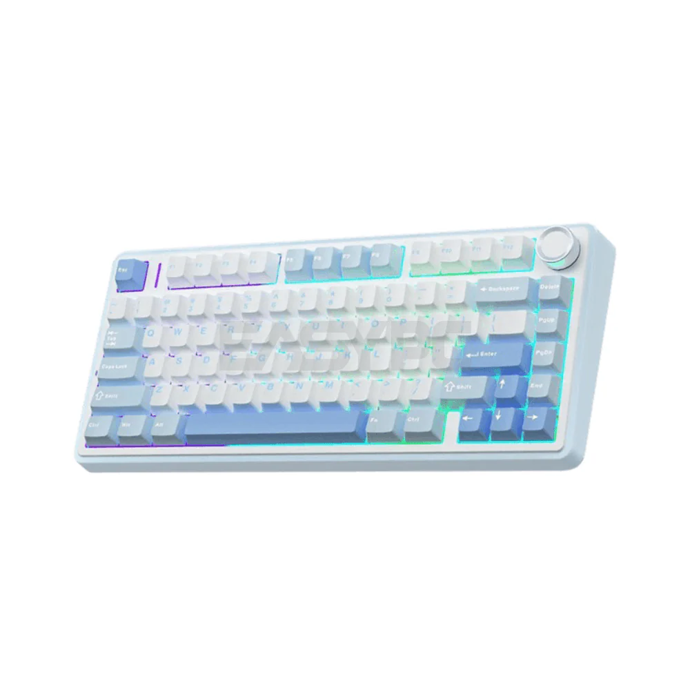 Aula F75 RGB Gaming Mechanical Hotswappable Keyboard Seasalt Blue - Image 3