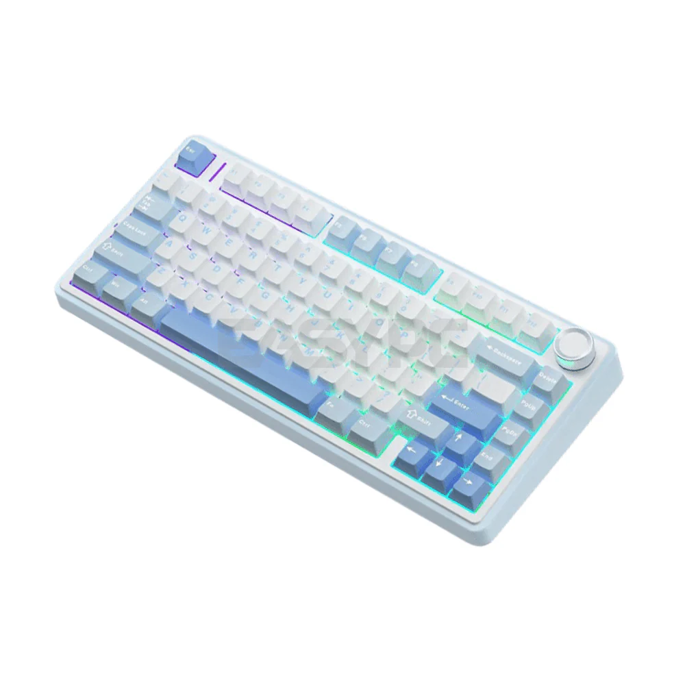 Aula F75 RGB Gaming Mechanical Hotswappable Keyboard Seasalt Blue - Image 4