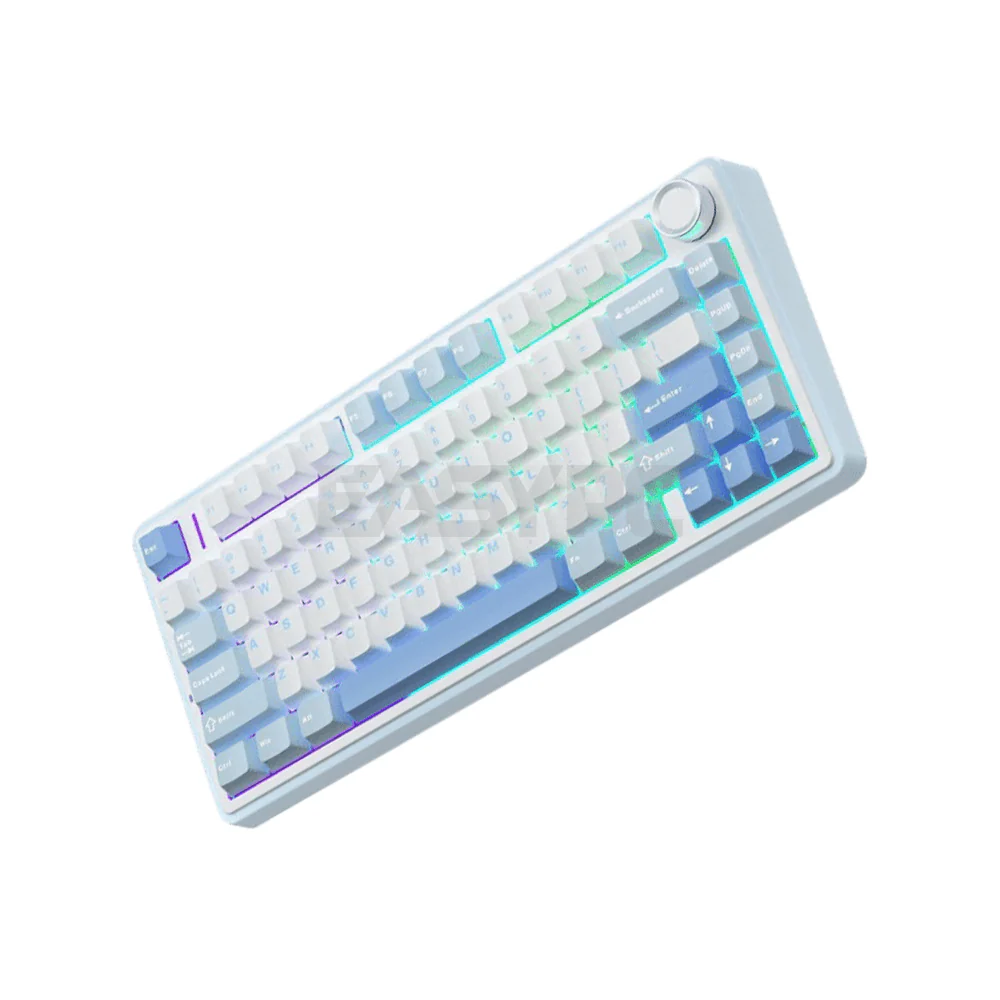 Aula F75 RGB Gaming Mechanical Hotswappable Keyboard Seasalt Blue - Image 5