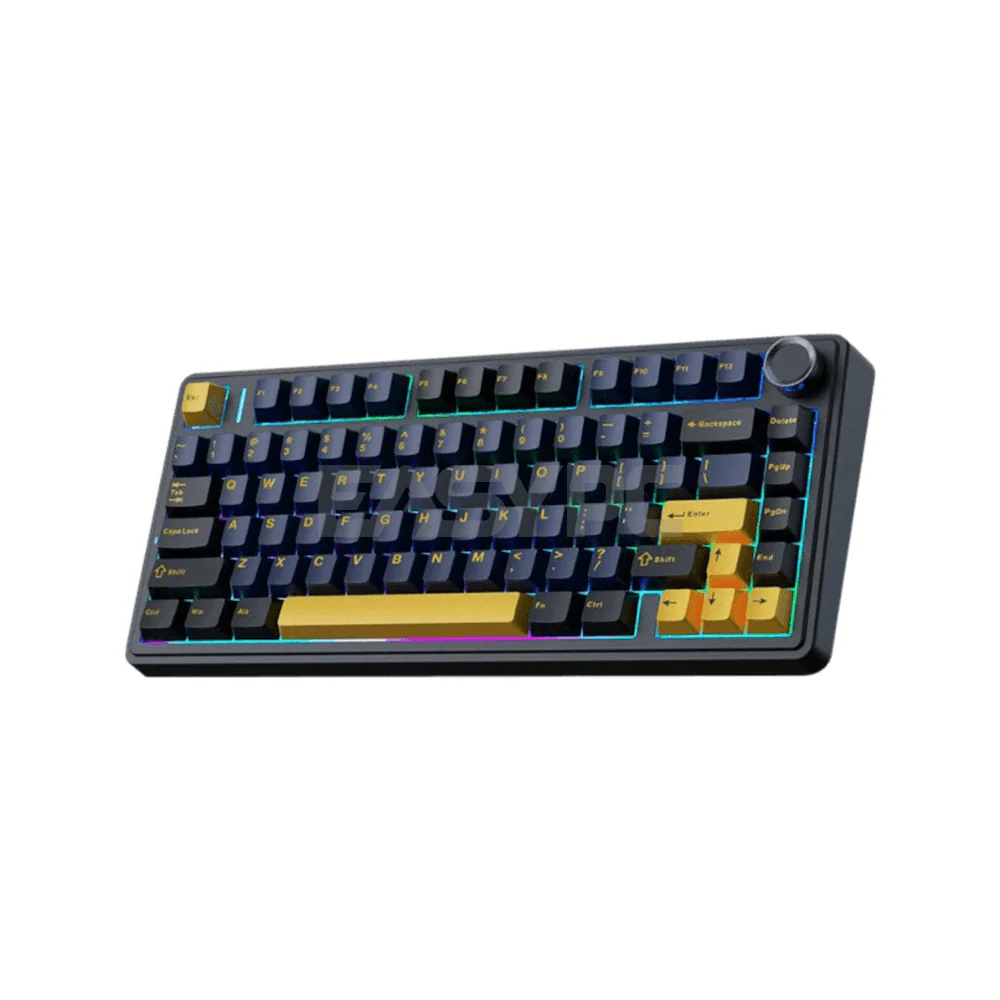 Aula F75 RGB Gaming Mechanical Hotswappable Keyboard Thunder Black - Image 3