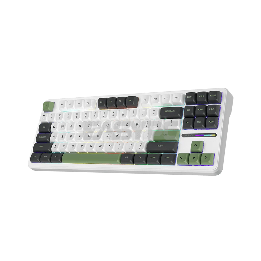 Aula F87 RGB Gaming Mechanical Hotswappable Keyboard Wilderness Oasis - Image 3