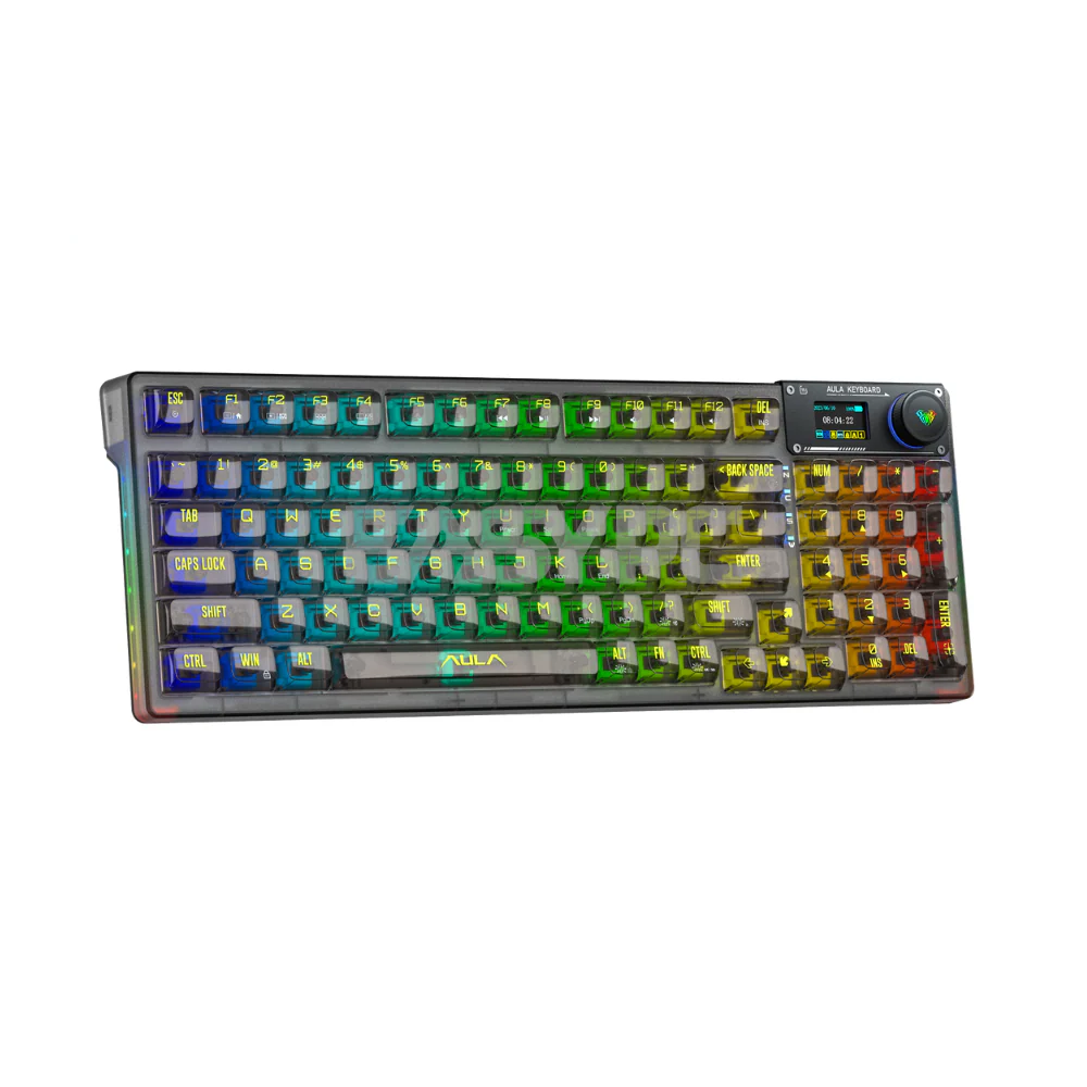 Aula F98 PRO RGB Gaming Mechanical Hotswappable Keyboard Black - Image 4