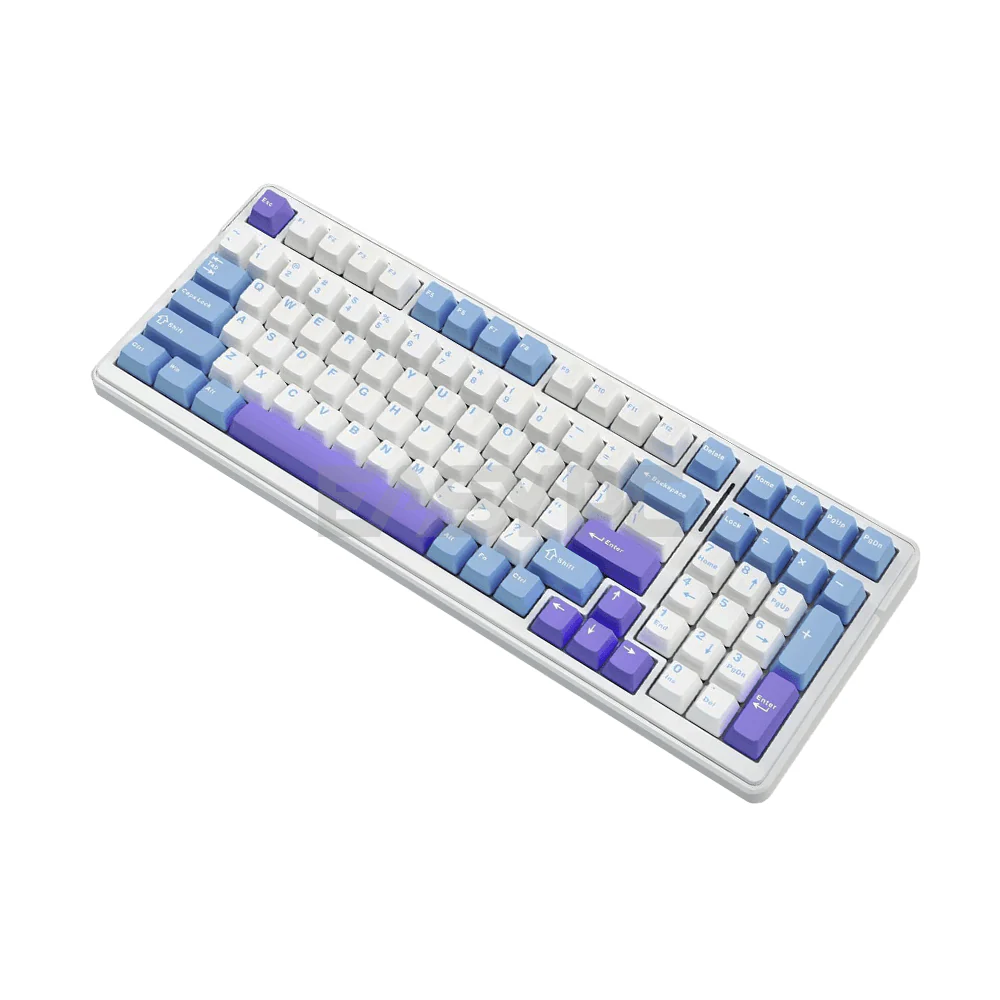 Aula F99 RGB Gaming Mechanical Hotswappable Keyboard Purple - Image 4
