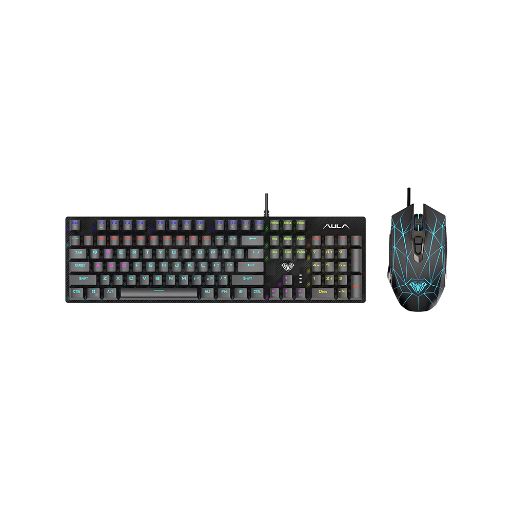 Aula T640 Mechanical wired Gaming Keyboard & Wired Gaming Mouse Combo