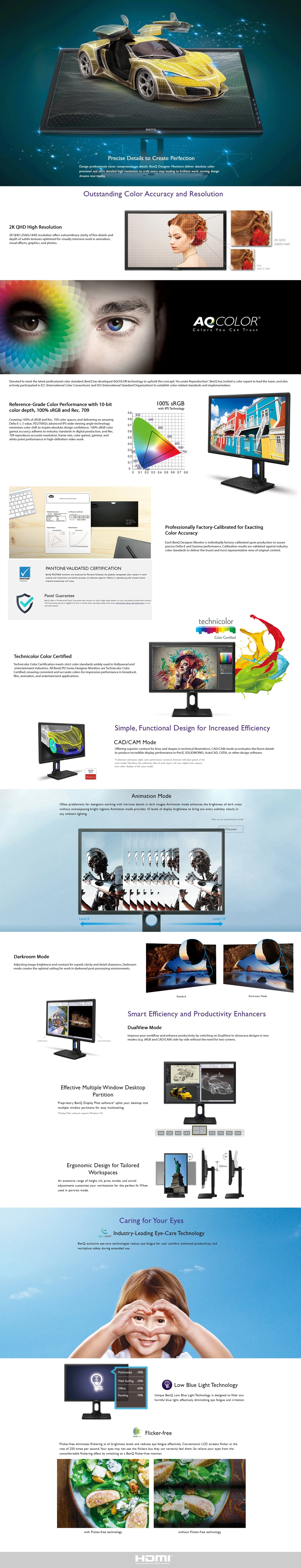 BenQ PD2700Q 27" QHD IPS Designer Monitor - Image 6