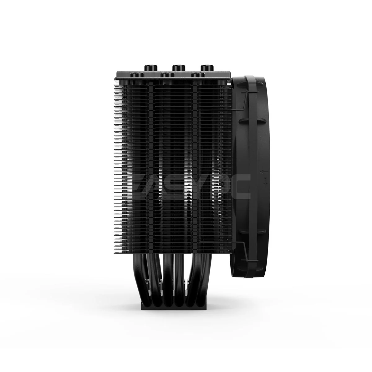 BeQuiet Dark Rock 4 120mm Airflow-optimized, wave-contoured cooling fins CPU Air Cooler - Image 3