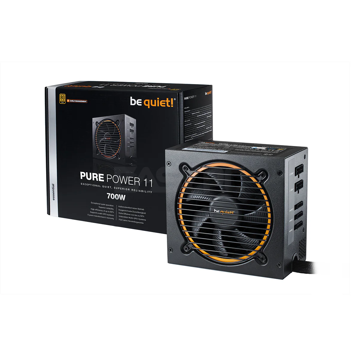 BeQuiet Pure Power 11 CM 600W/700W 80 Plus Gold Semi-modular Power Supply 4JTP