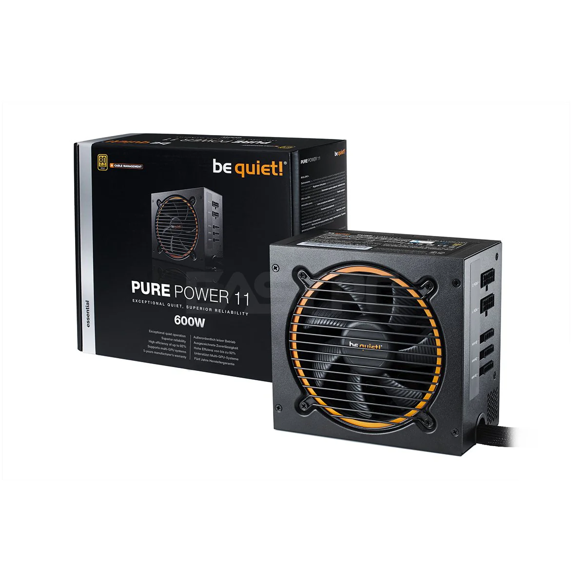 BeQuiet Pure Power 11 CM 600W/700W 80 Plus Gold Semi-modular Power Supply 4JTP - Image 6
