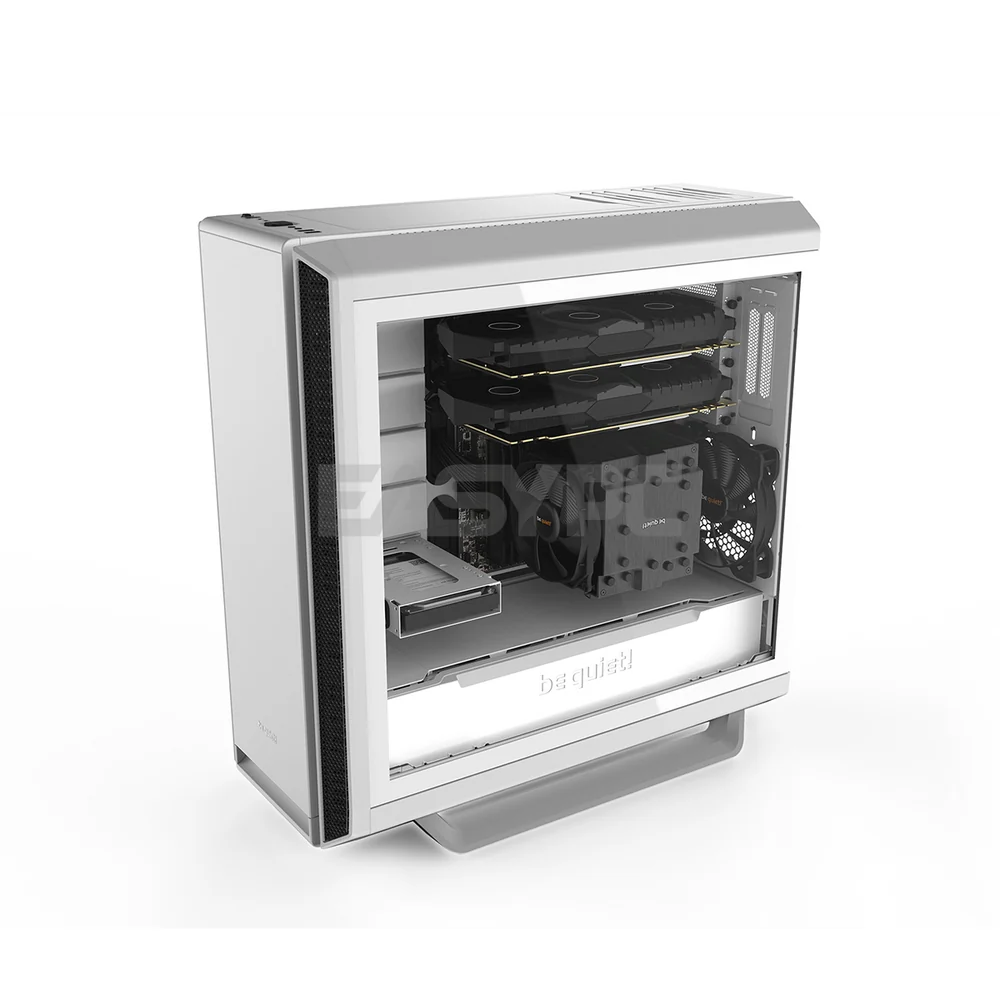 BeQuiet Silent Base 802 Black and White, 3 pre-Installed Pure Wings 2 Fans, Sound Insulation Tempered Glass Mid-Tower 4JTP - Image 10