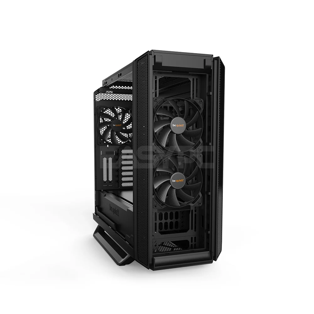BeQuiet Silent Base 802 Black and White, 3 pre-Installed Pure Wings 2 Fans, Sound Insulation Tempered Glass Mid-Tower 4JTP - Image 3