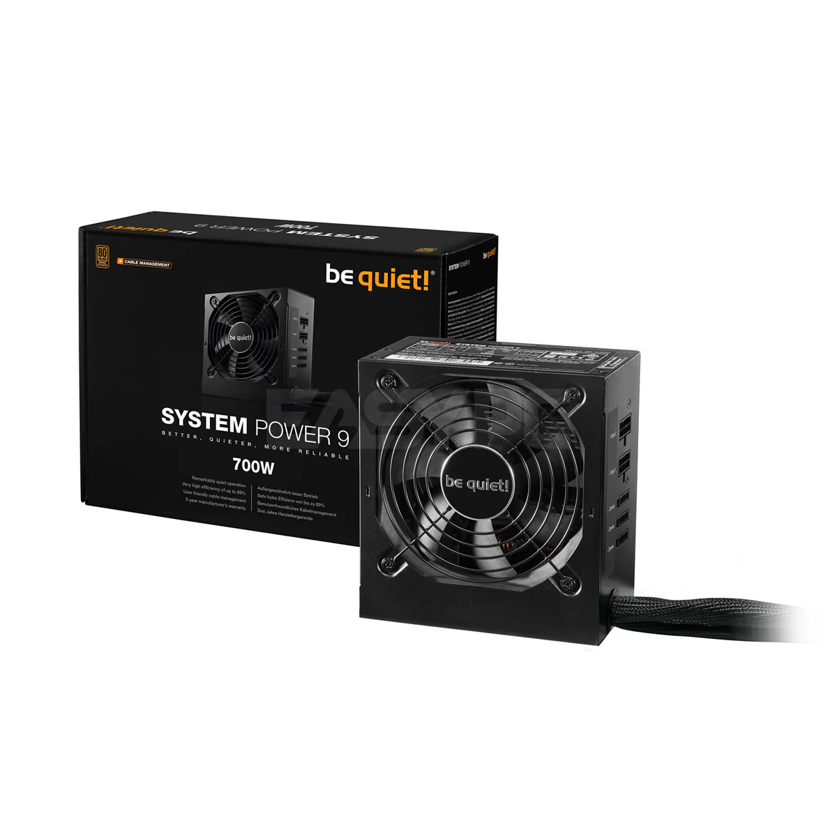 BeQuiet System Power 9 700W CM Semi Modular 80 Plus Bronze Power Supply - Image 3