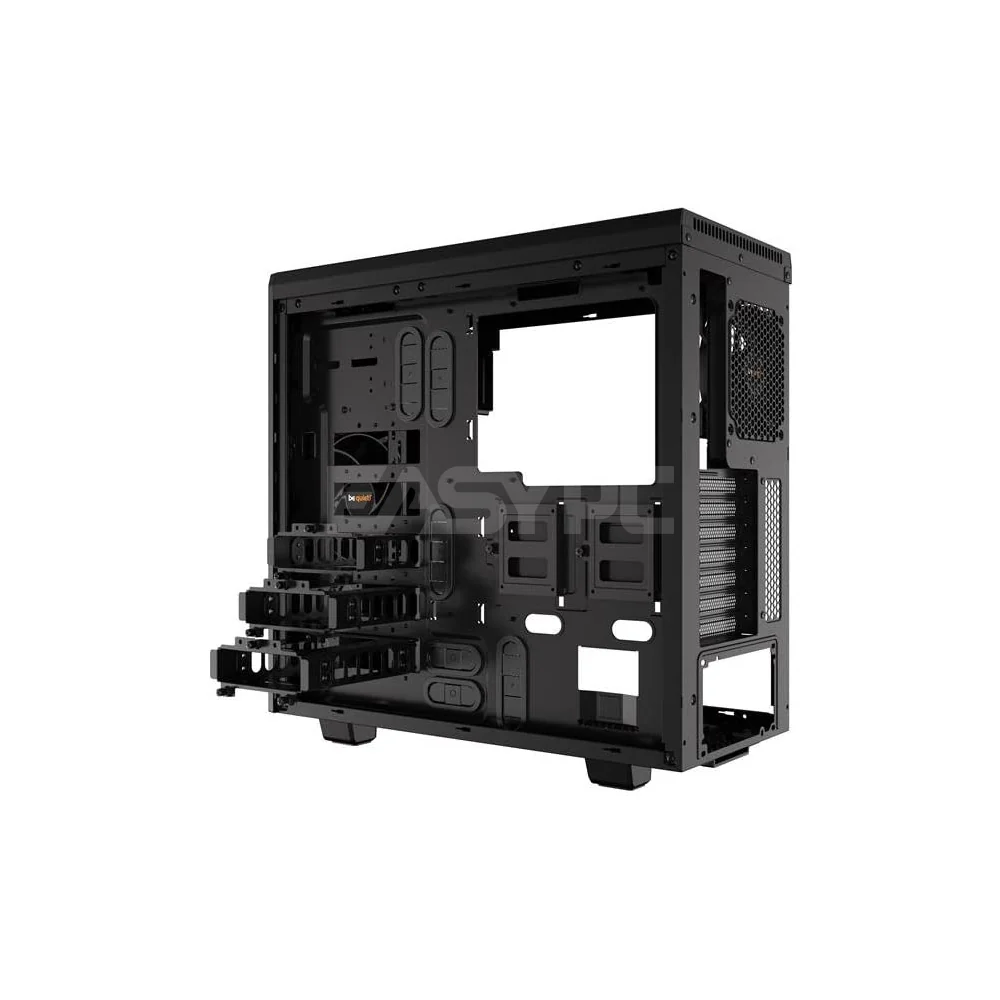 BeQuite Pure Base 600 TG Mid Tower PC Case Black - Image 5