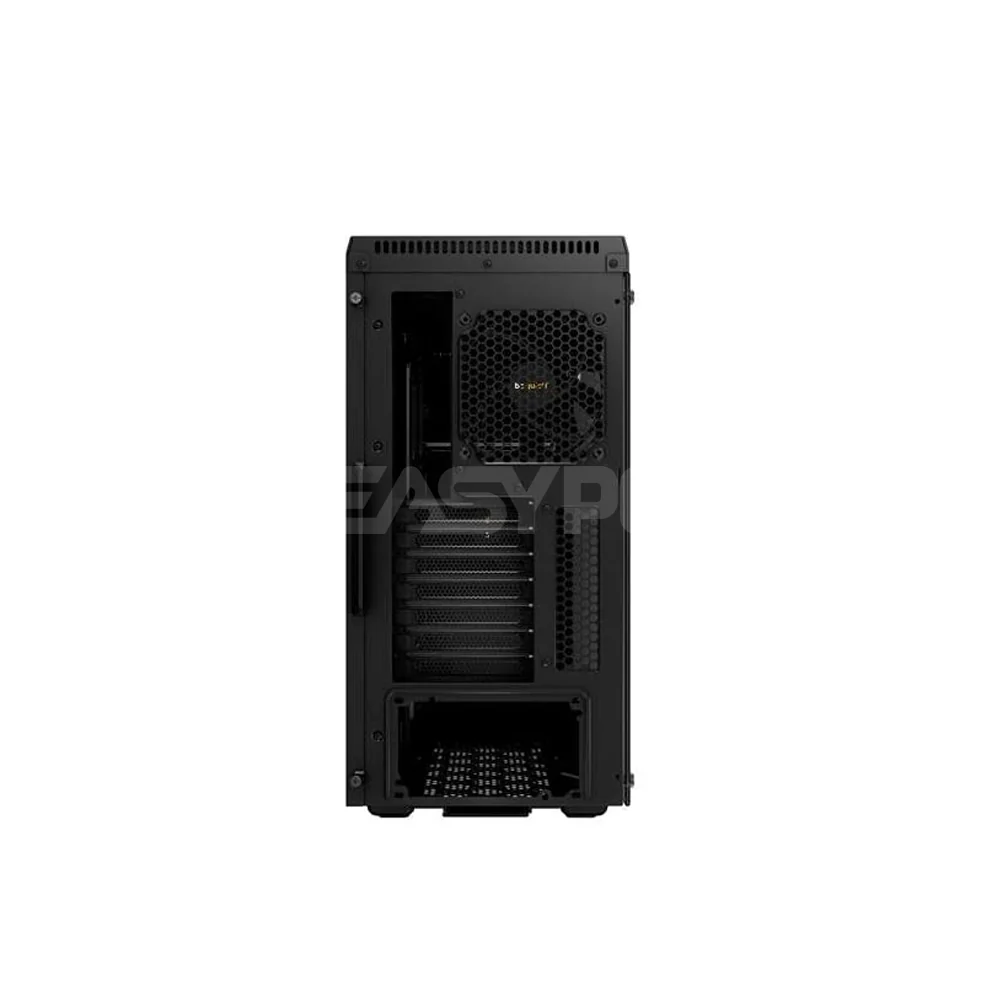 BeQuite Pure Base 600 TG Mid Tower PC Case Orange - Image 4