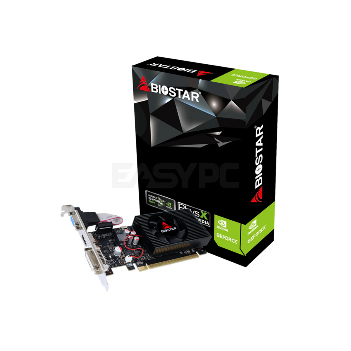 Biostar GT 730 VN7313THX1-TBARL-BS2 2gb 128bit SDdr3 Gaming Videocard