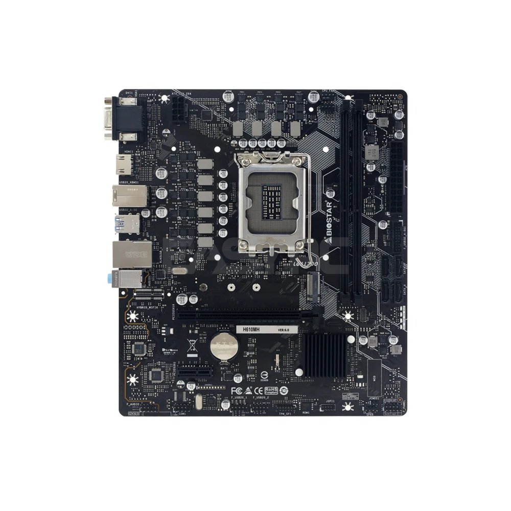 Biostar H610MH Socket LGA 1700 Ddr4 Motherboard - Image 3